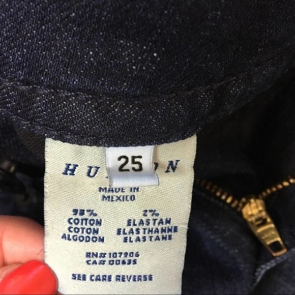 Hudson Signature Boot cut denim jeans Sz 25 cdj043 - Picture 5 of 7